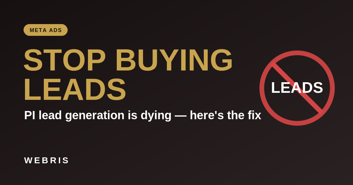 Personal injury lead generation is dying — here's what to do instead