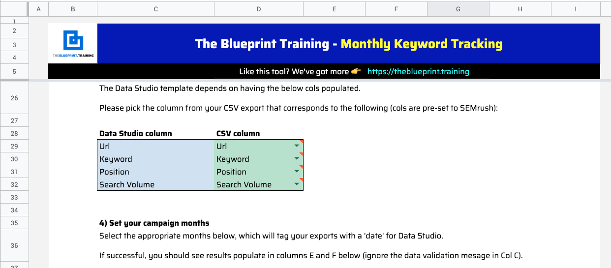 keyword tracking