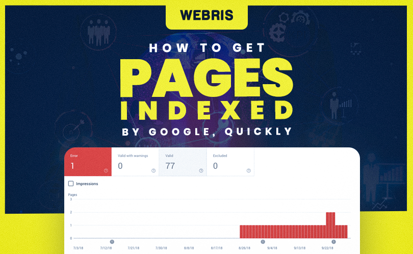 how to get pages indexed