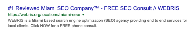 seo page title example