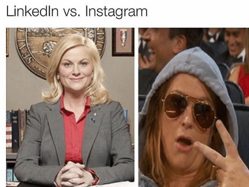 linedin vs instagram