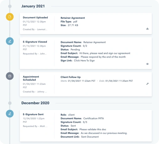 personal injury intake crm