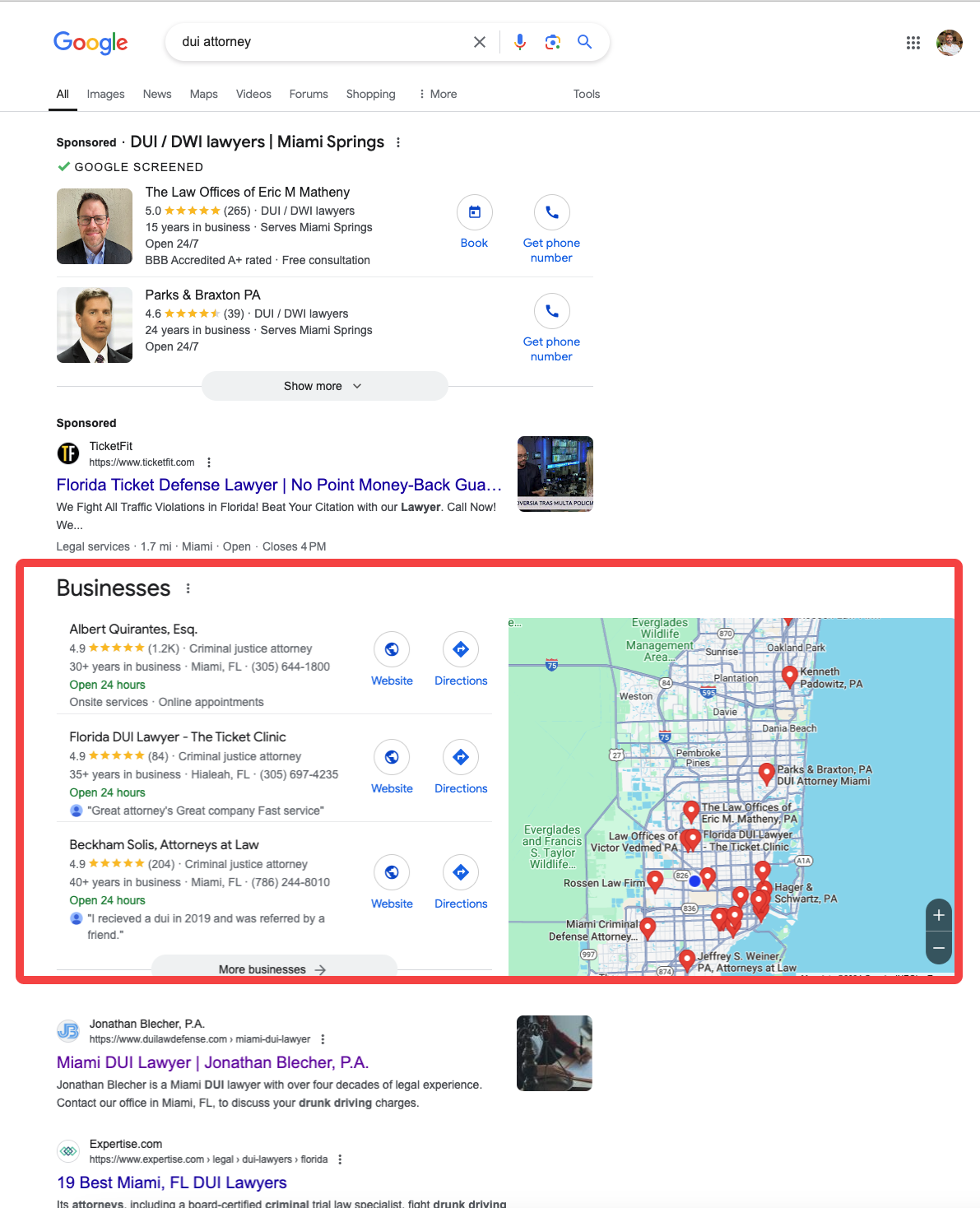 local seo for lawyers