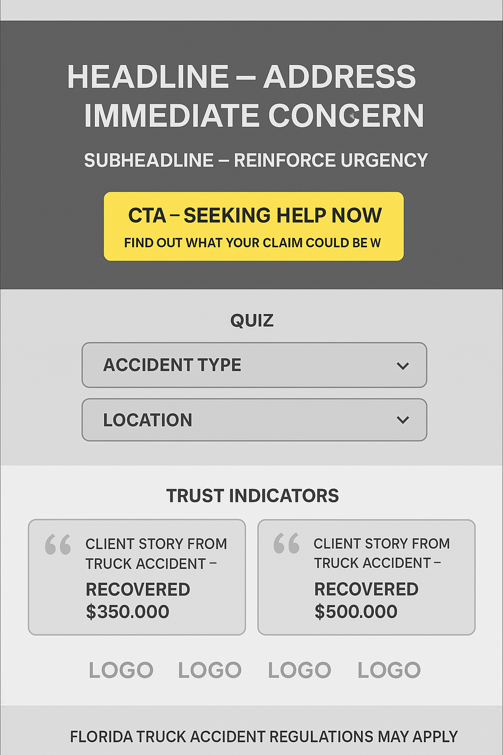 lawyer landing pages