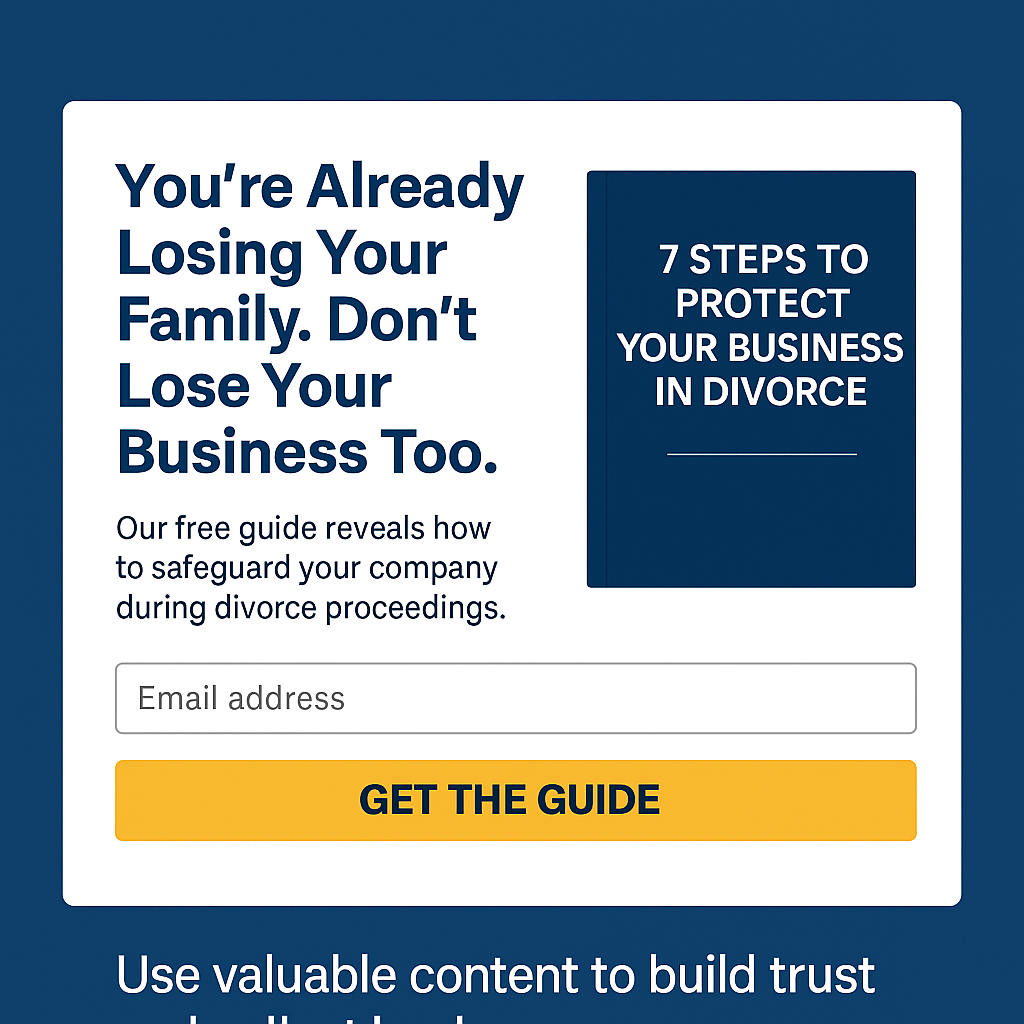 lawyer landing pages